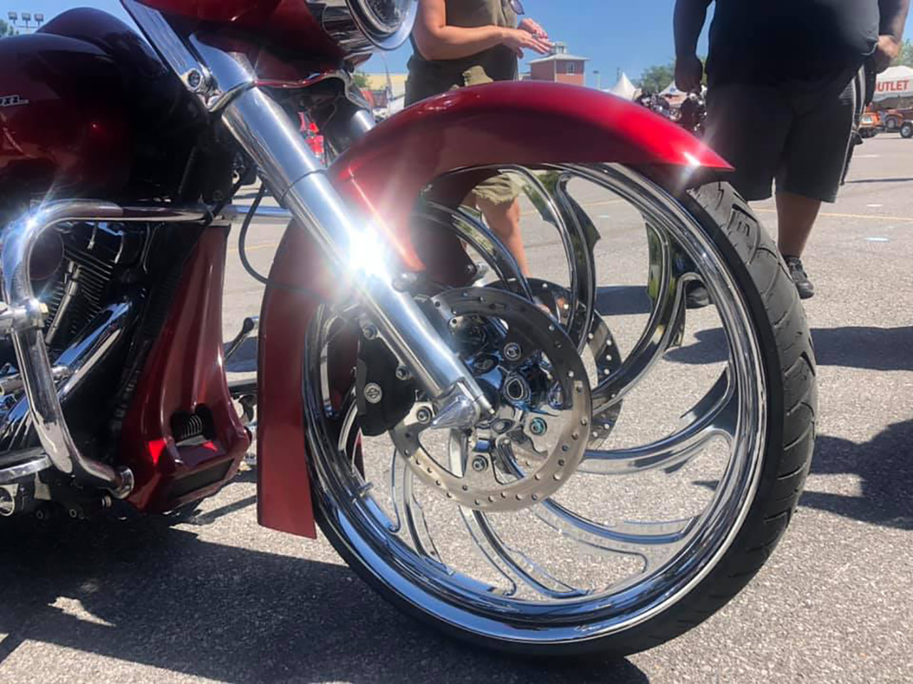 Harley Davidson Chrome Trike - Freewheeler Motorcycle Wheels - Venom