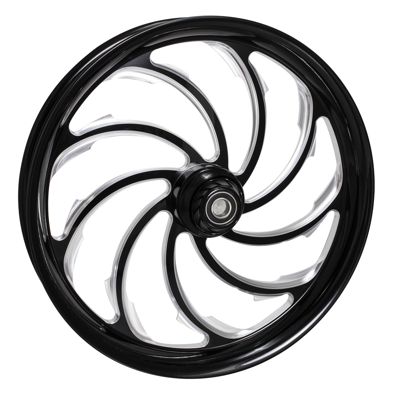 Harley Davidson Black Contrast Trike Wheels Venom