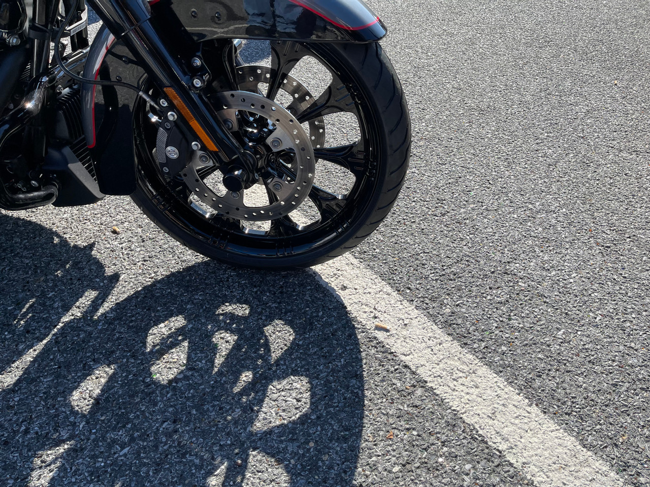 Harley Davidson Black Trike - Freewheeler Motorcycle Wheels - Warlock