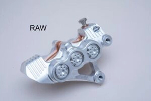 American Suspension B-62R 6-PISTON MONOBLOCK BRAKE CALIPER FOR 13" ROTOR CHROME