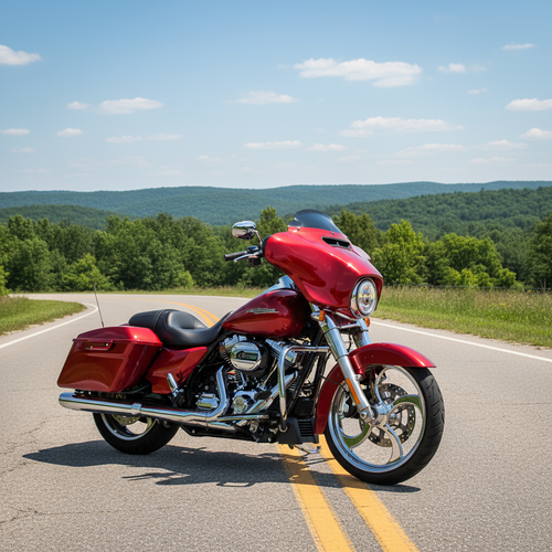 Harley Davidson Chrome Street Glide Motorcycle Wheels - Maze