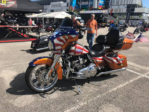 Harley Davidson Chrome Street Glide Wheels - Monarch