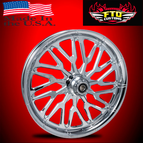 N°21 Harley Davidson 23 inch Fat Front Wheels Mission