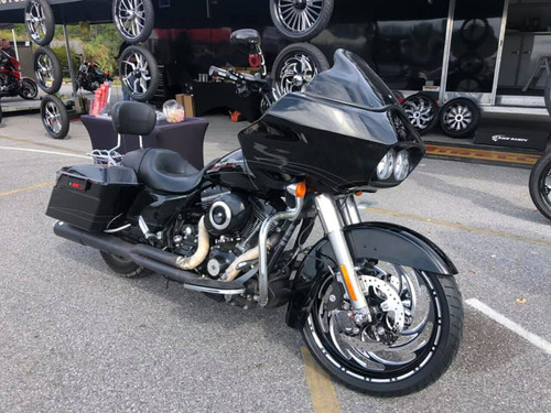 21 inch Black Contrast Cut Street Glide Wheels