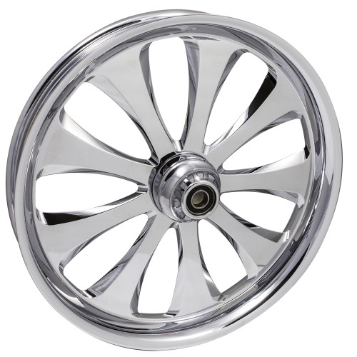 FTD Customs Chrome Harley Davidson 26 Fat Front Wheels Monarch