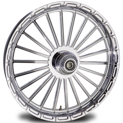 FTD Customs Chrome Harley Davidson 26 Fat Front Wheels Capone