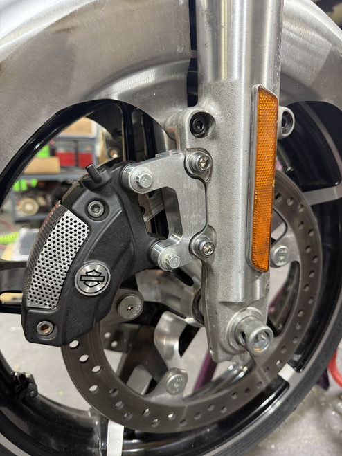 FTD Customs 2024 2025 brake caliper bracket- Black - FTD Customs