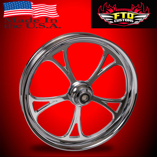 Harley Davidson Road King Wheels Chrome PVD - Cyclone