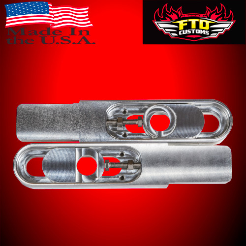 Hayabusa Swingarm Extensions - Raw Finish