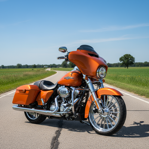 Harley Davidson 21 x 5 Fat Front Wheel Chrome PVD - Capone