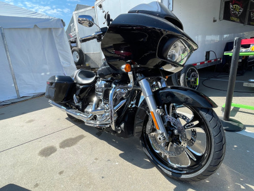 Harley Davidson 21 x 5 Fat Front Wheel Black Contrast - Raptor