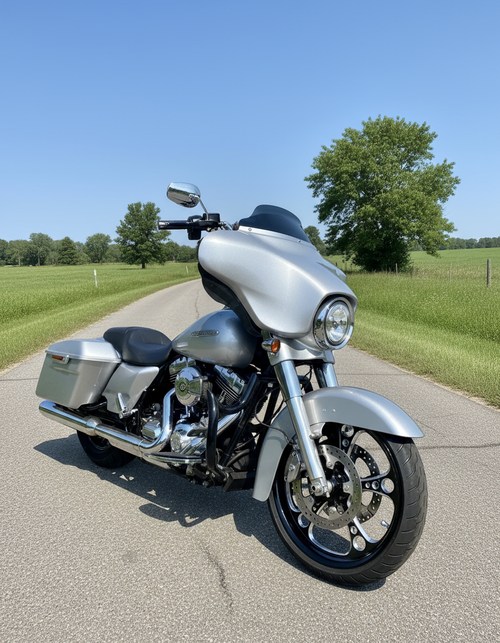 Harley Davidson 21 x 5 Fat Front Wheel Black Contrast - 3 Shot