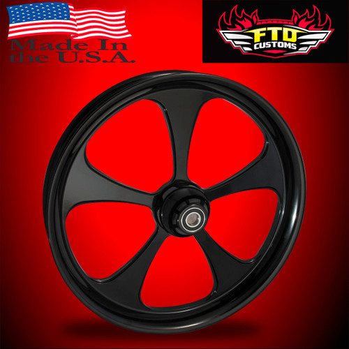 Harley Davidson 21 inch Fat Tire Front Wheels Black