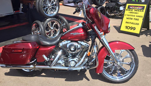 Harley Davidson Chrome PVD Softail Wheels - Wizard