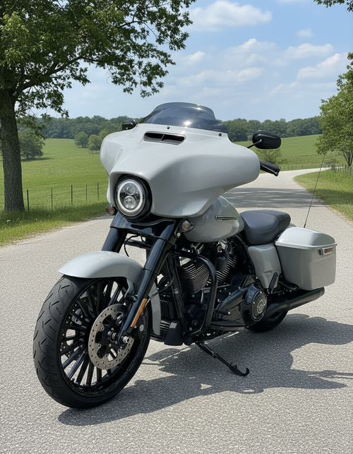 Harley Davidson All Black Softail Wheels - Mystic