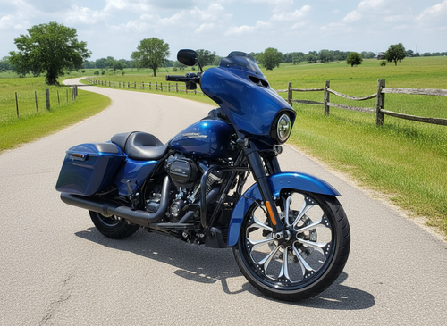 Harley Davidson Black Contrast Dyna Wheels - Wizard