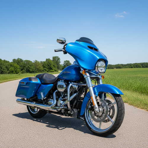 Harley Davidson 26 x 5 Fat Front Wheel Chrome PVD - Malice