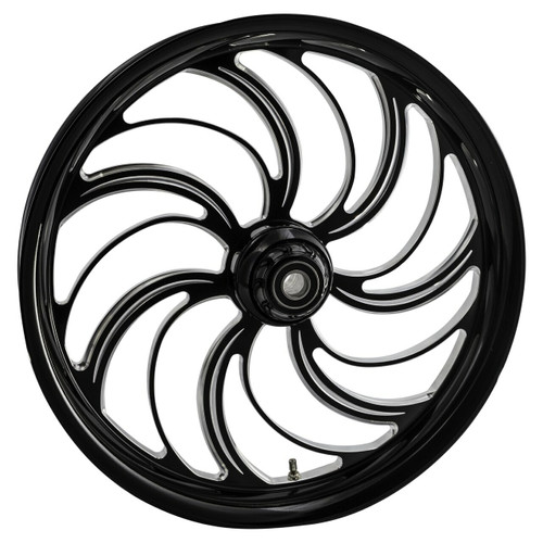 Black Contrast Road Glide Wheels Creeper