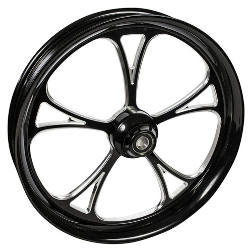 Black Contrast Road Glide Wheels Cyclone