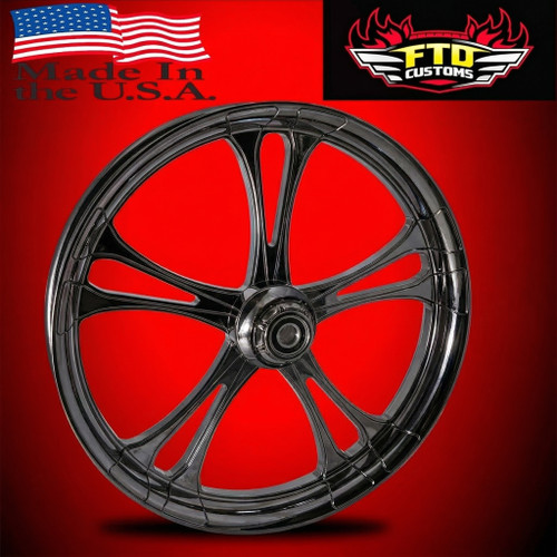 Black Chrome Street Glide Wheels