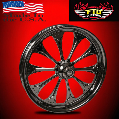 Black Chrome Street Glide Wheels