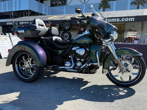 Harley Davidson 21 x 5 Fat Front Wheel Black Chrome - Widow