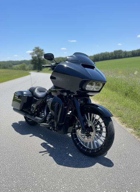 Indian Motorcycle Wheels Black Contrast - Gambino