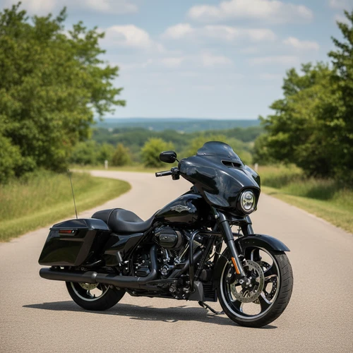 Indian Motorcycle Wheels Black Contrast - 5 Blade