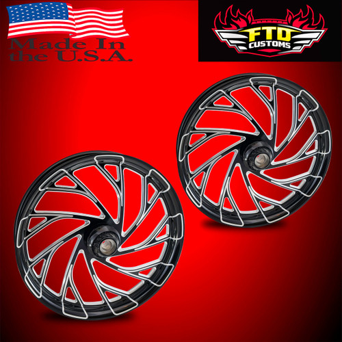 Suzuki Hayabusa Wheels Black Contrast - Dillinger