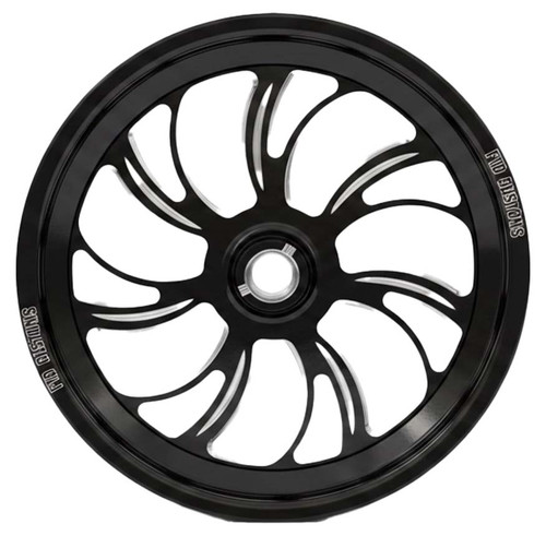 Black Contrast Dragster Front Wheels - Creeper