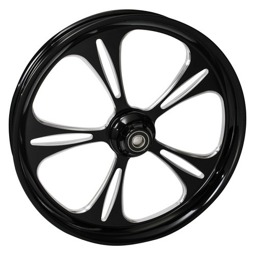 Black Contrast Road King Wheels Raptor