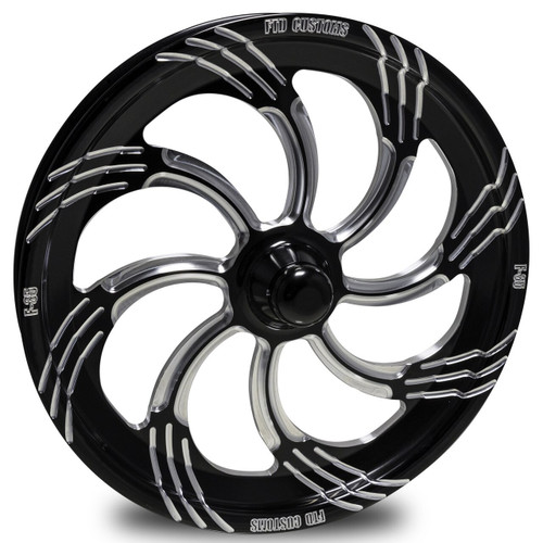 Black Contrast Dragster Front Wheels - Slasher