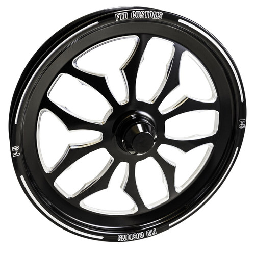 Black Contrast Dragster Front Wheels - Thrasher