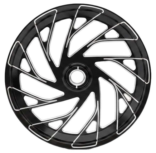 Black Contrast Dragster Front Wheels - Dillinger