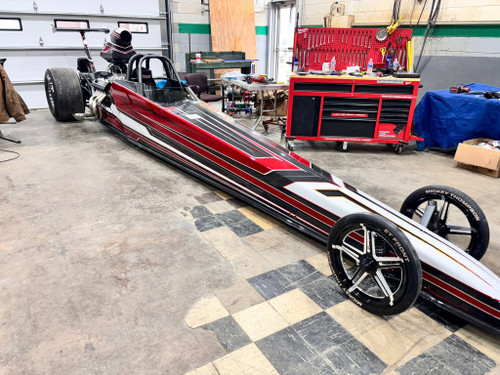 Black Contrast Dragster Front Wheels - Reaper