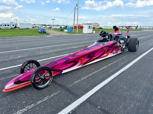 Black Chrome Dragster Front Wheels - Exile