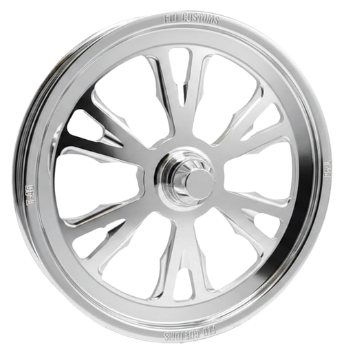 Polished Dragster Front Wheels - Exile