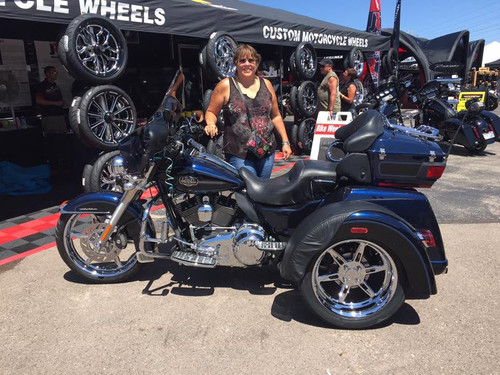 Harley Davidson Chrome Tri Glide and Freewheeler Wheels - 6 Shooter