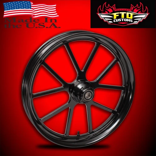Harley Davidson All Black Road Glide Wheels - Matrix