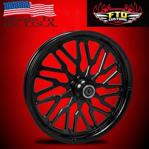 Harley Davidson All Black Road Glide Wheels - Mission