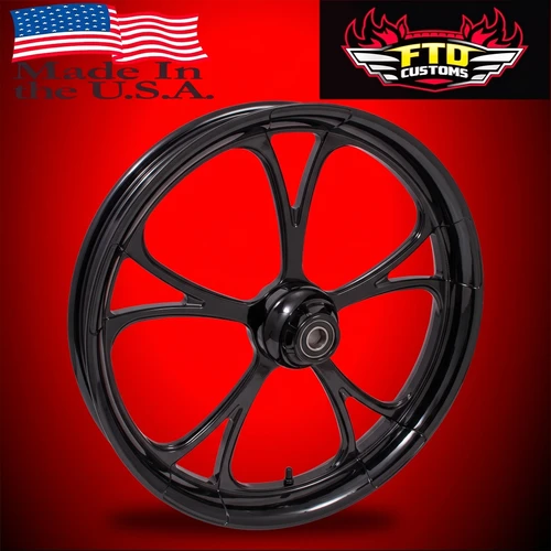 Harley Davidson All Black Road Glide Wheels - Retaliate