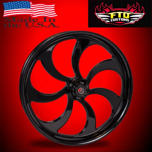 Harley Davidson All Black Road Glide Wheels - Ripper