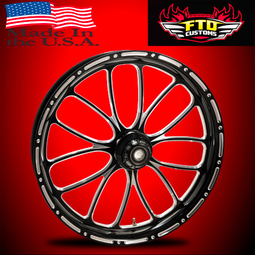 Black Contrast Cut Ultra Classic/Ultra Limited Wheel Viper LD