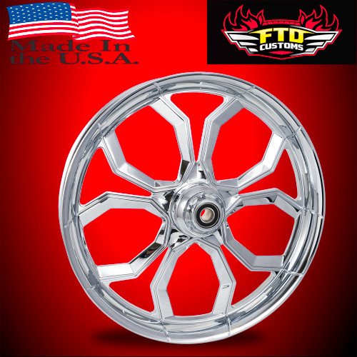 Harley Davidson Chrome Trike - Freewheeler Motorcycle Wheels - Widow