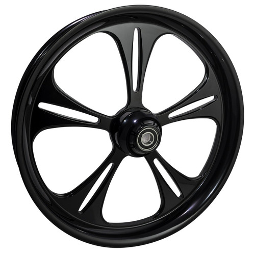 21 inch Black Road Glide Wheels by FTD Customs Raptor