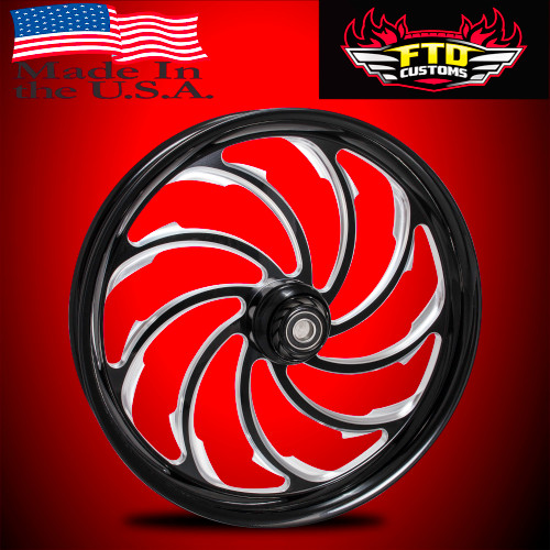 Black Contrast Indian Chieftain Wheels Venom