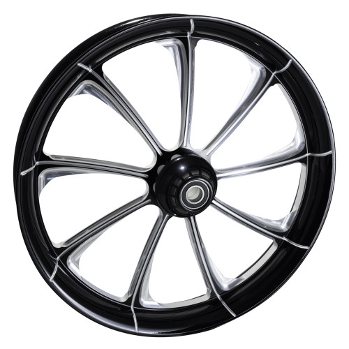 21 inch Glide Black Contrast Harley Davidson Wheel Glide