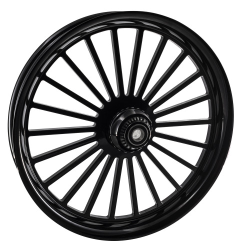 All Black Harley Davidson Fatboy Wheels Mystic