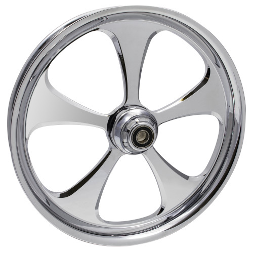 Chrome Harley Davidson Fatboy Wheels 5 Blade