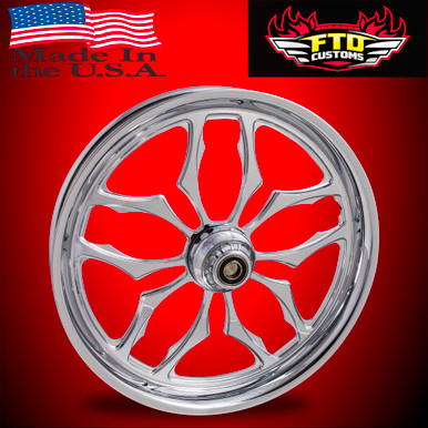 Harley Davidson Chrome Fat Boy Wheels - Thrasher